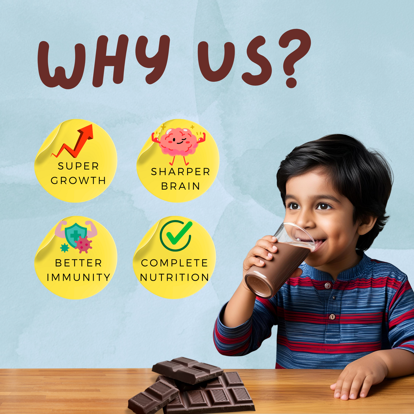 Yango Healthy Power Mix | 7-12 Years | Goodness of Ragi, Oats, Ashwagandha, Brahmi & Moringa
