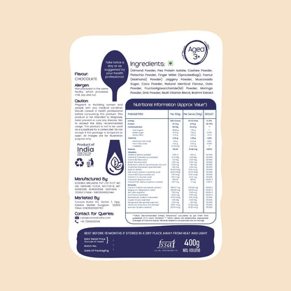 Yango Growth-X Milk Mix | Chocolate (4ooGm)