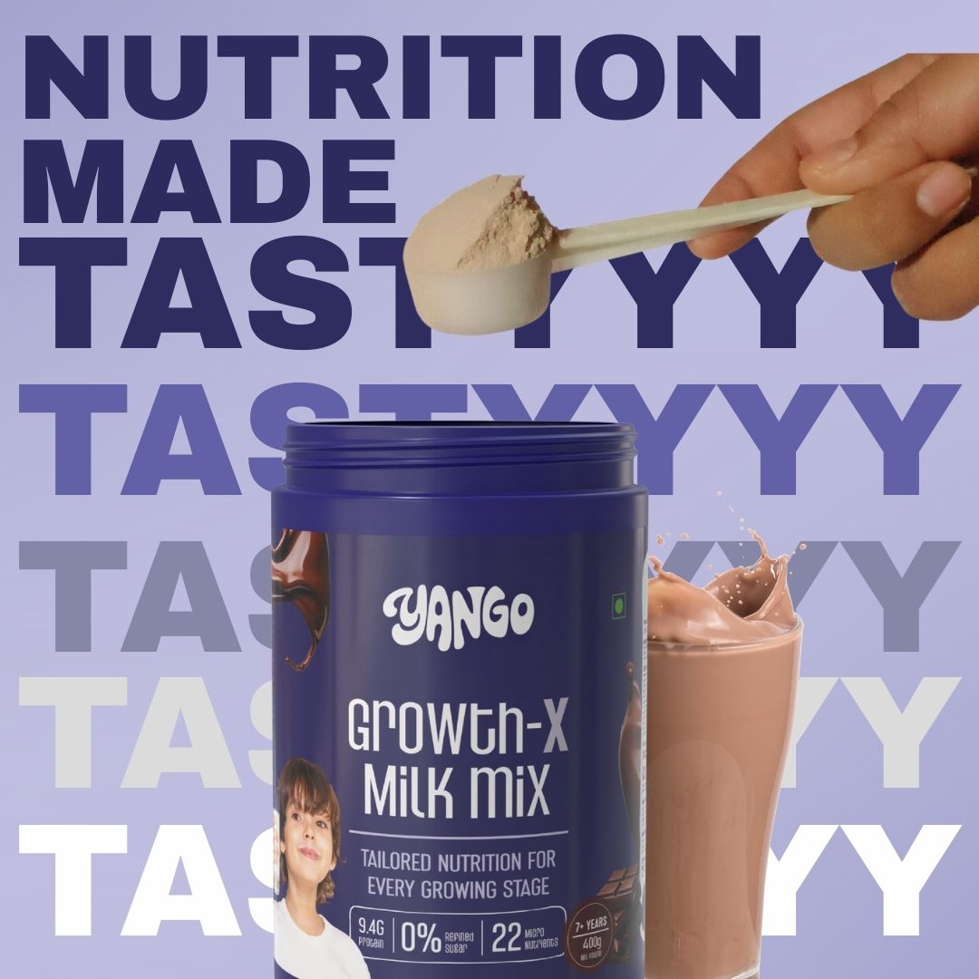 Yango Growth-X Milk Mix | Chocolate (4ooGm)
