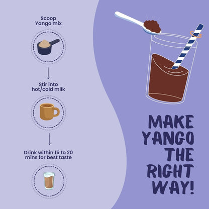 Yango Growth-X Milk Mix | Chocolate (4ooGm)