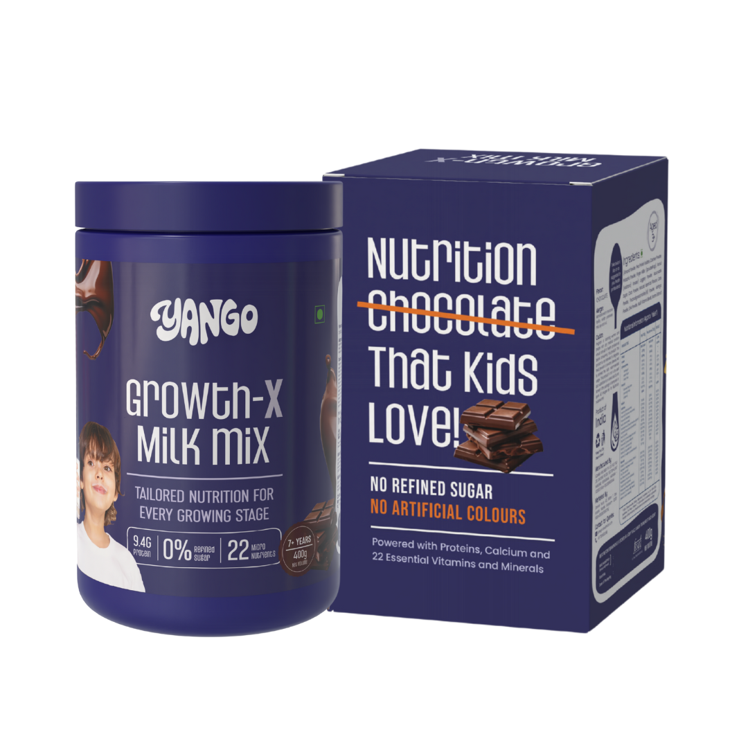 Yango Growth-X Milk Mix | Chocolate (4ooGm)