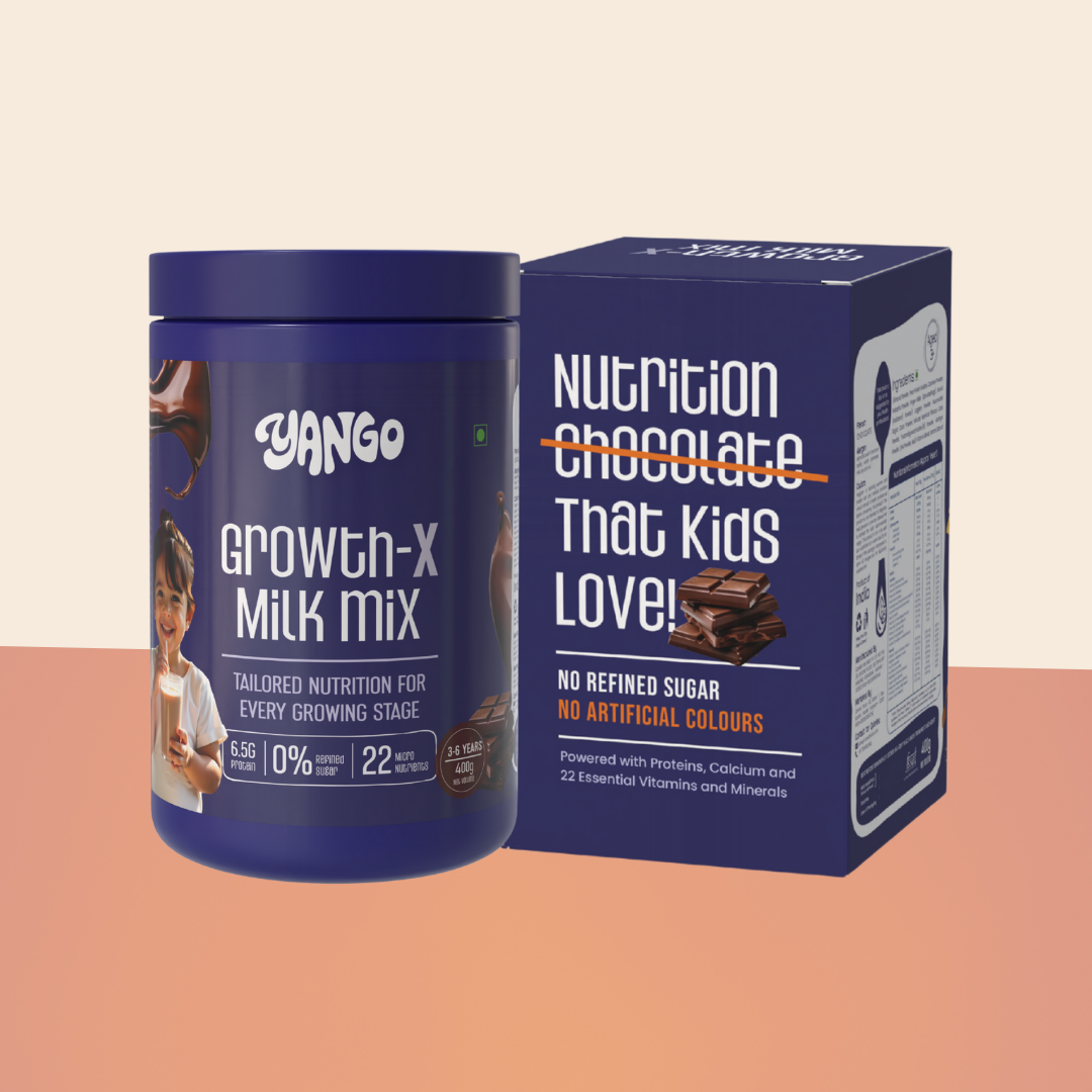 Yango Growth-X Milk Mix | Chocolate (4ooGm)