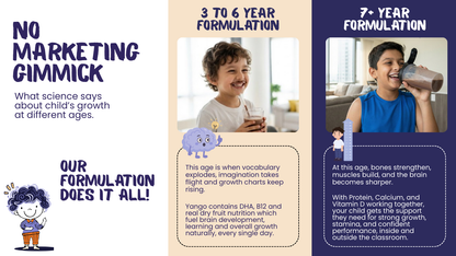 Yango Growth-X Milk Mix | Chocolate (4ooGm)